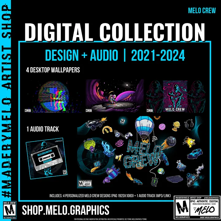 MELO CREW Limited Edition Design/Audio Collection 2021-2024 | #MadeByMELO product image (1)