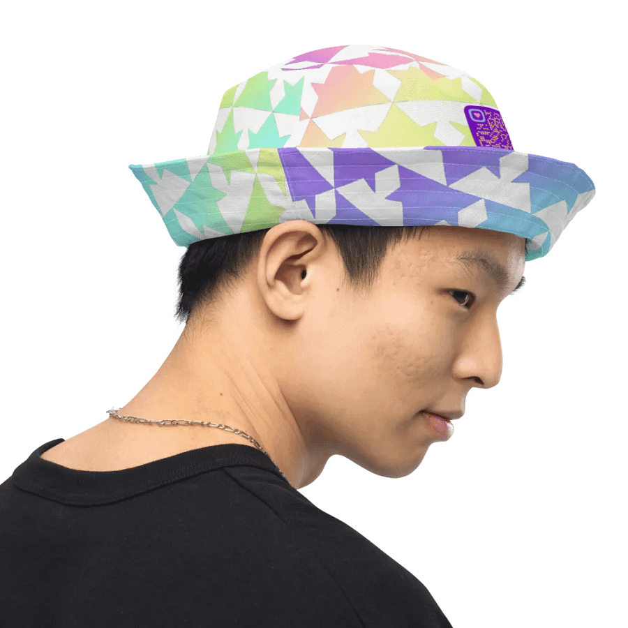 Rainbow Reversible Bucket Hat product image (6)