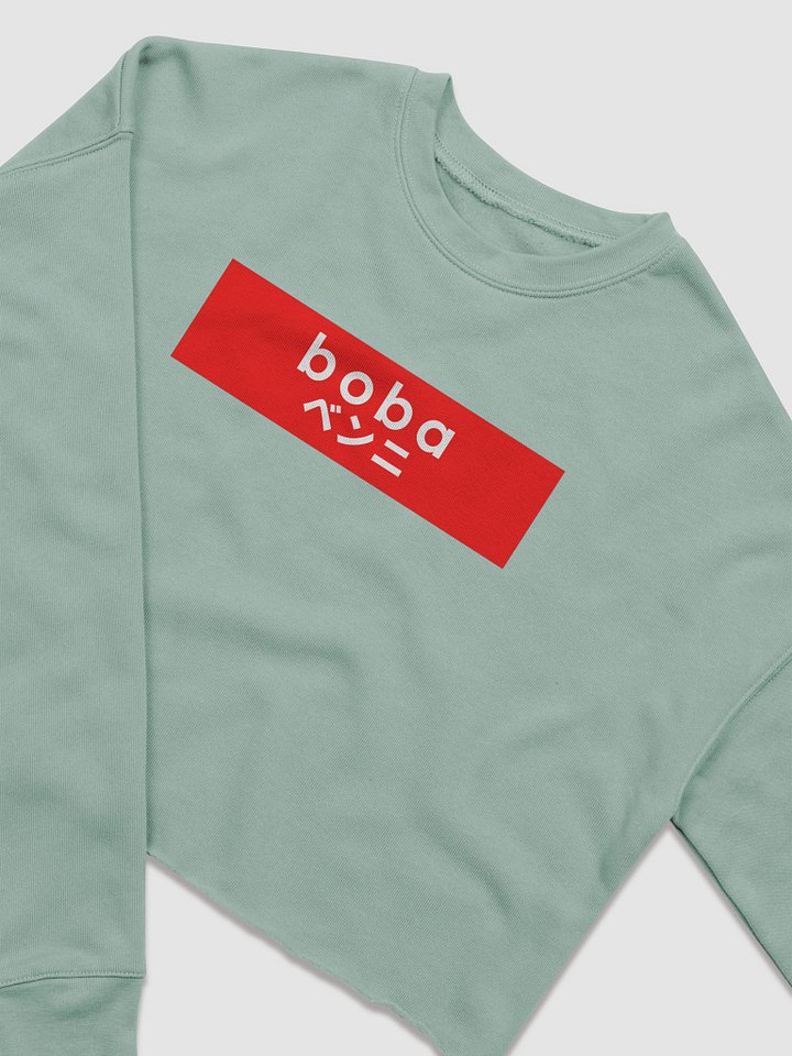 Simple Boba LONG SLEEVE FLEECE CROP TOP - MULTIPLE COLORS product image (6)