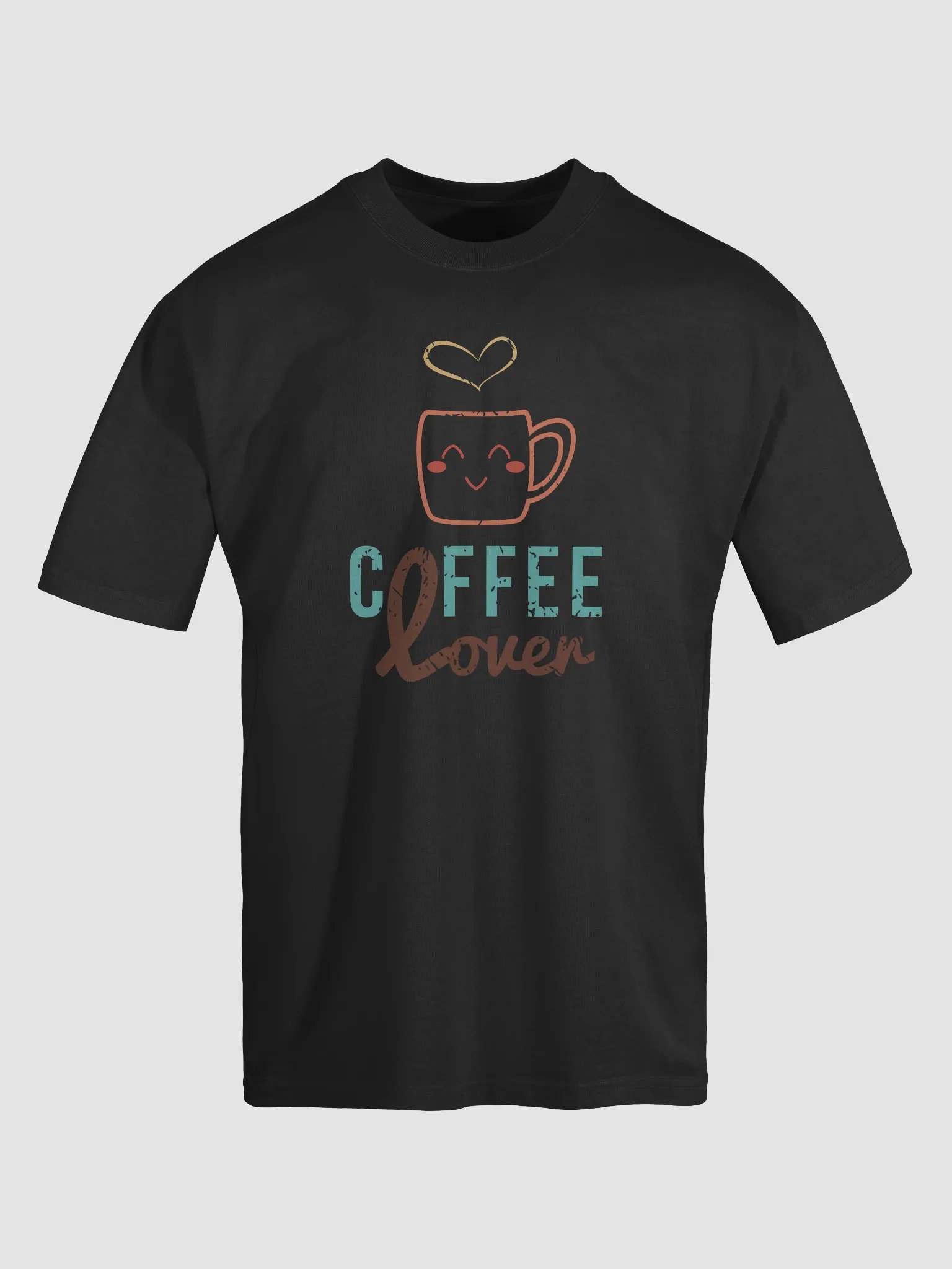 Coffee Lover Oversized T-Shirt by AS Colour 5082 | Premium Faded Tee for Casual Style product image (35)