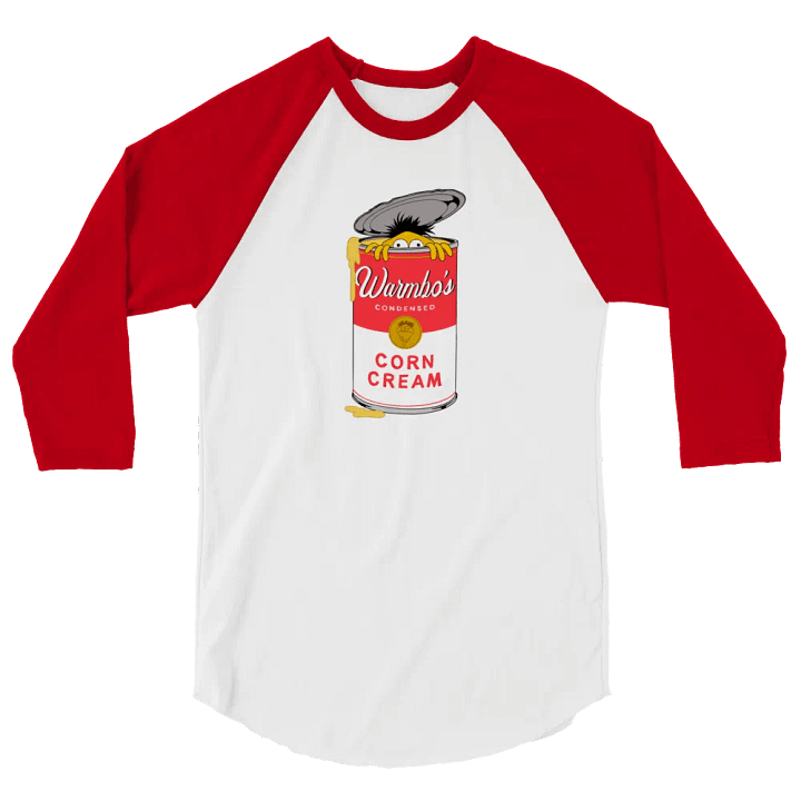 Warmbo's Corn Cream Raglan T-shirt product image (83)