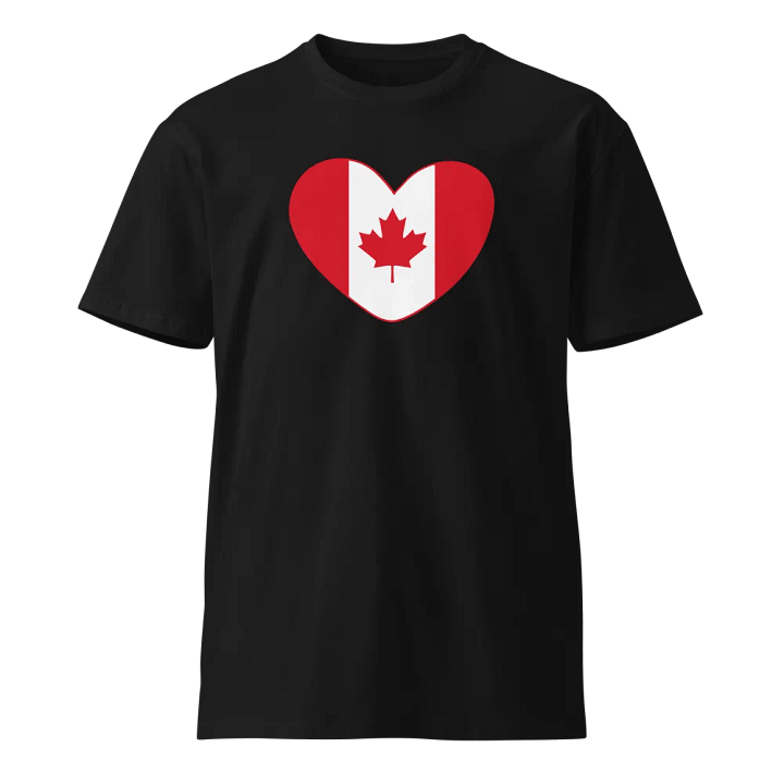 Canadian Love Flag Heart T-Shirt product image (1)