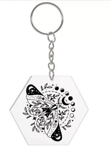 Moth (Style 3)  Key Chain! product image (2)