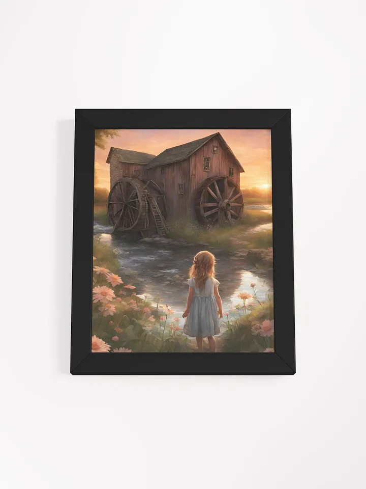 Sunset Watermill Serenity Poster product image (4)