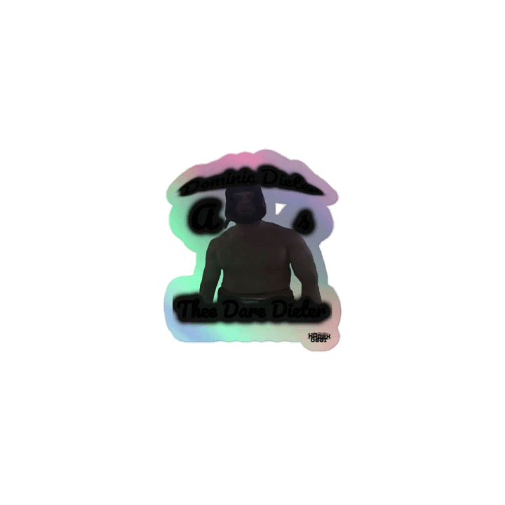 Dominic Dieter As Thee Dare Dieter 02 - Kiss-Cut Holographic Sticker product image (1)