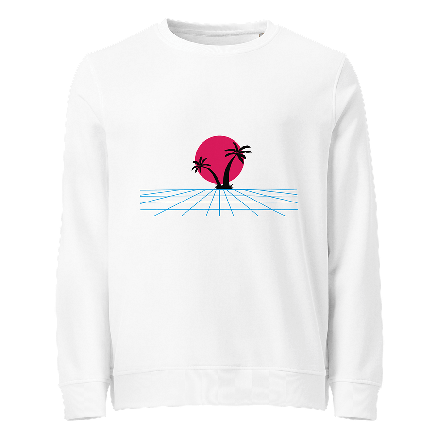 Retro Sunset Vibes Organic Sweatshirt product image (1)