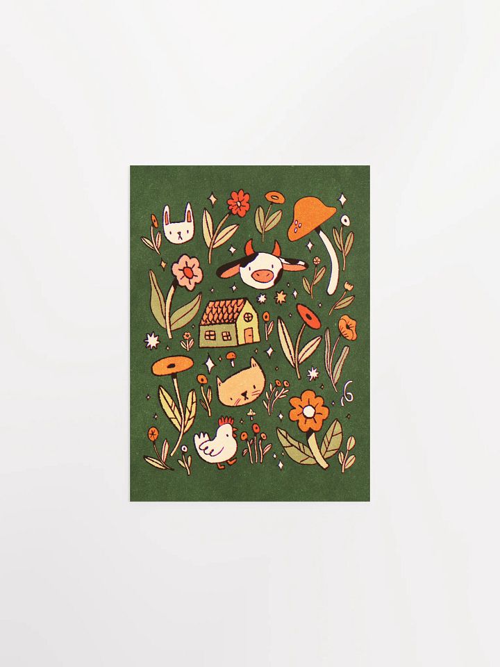 Animals & Flowers Print product image (1)