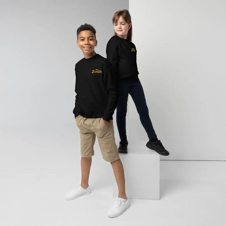 Zenith Peak Youth Crew Neck Sweatshirt product image (1)