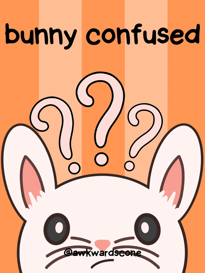 bunny confused emote product image (1)