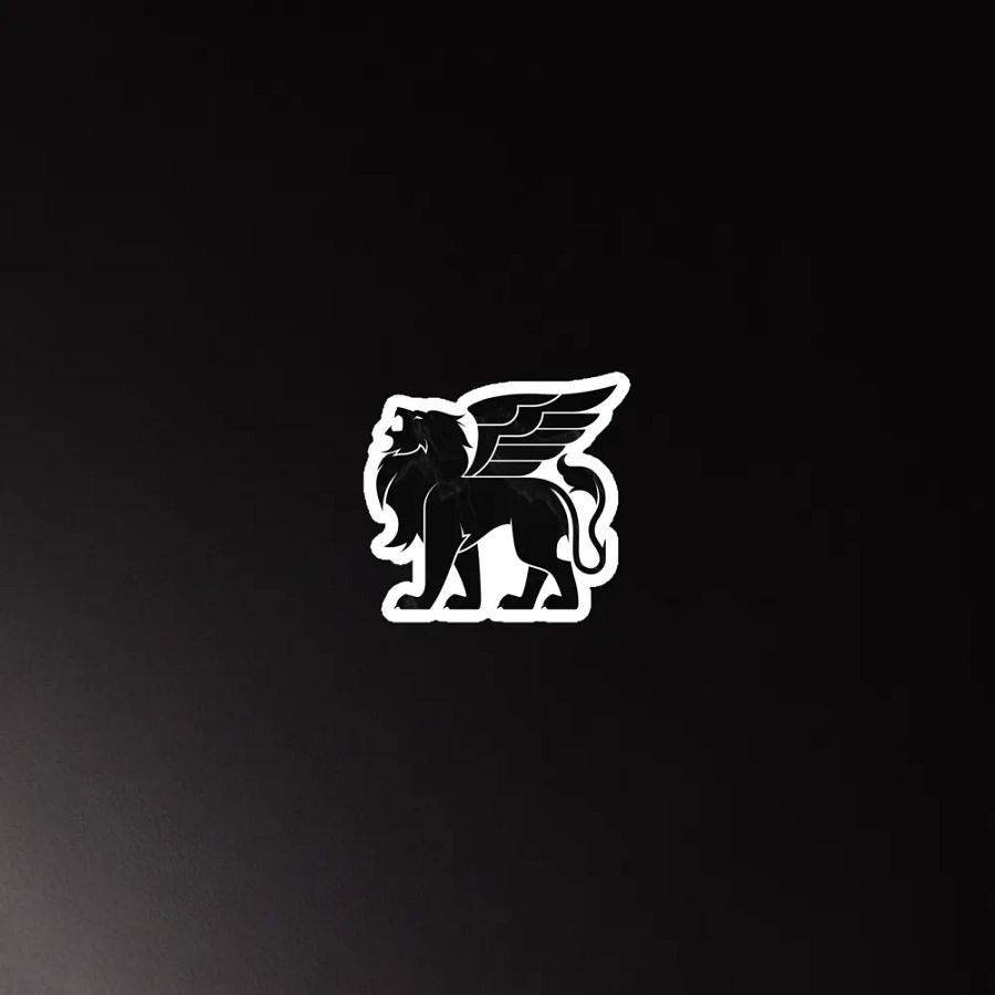 Verardi Famiglia Emblem (Black) ✦ Die-Cut Magnets product image (5)