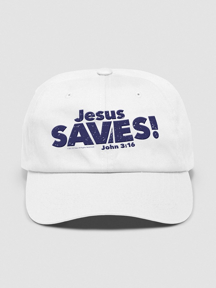 Jesus Saves Hat John 3:16 | Christian Faith Cap | Bible Verse Printed Hat | Religious Gift for Him Her | Christian Cap product image (1)