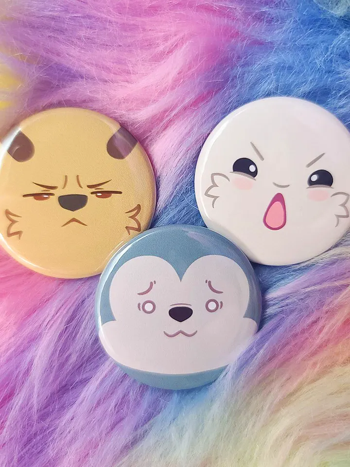 Totally Not Furries | Button Set product image (1)