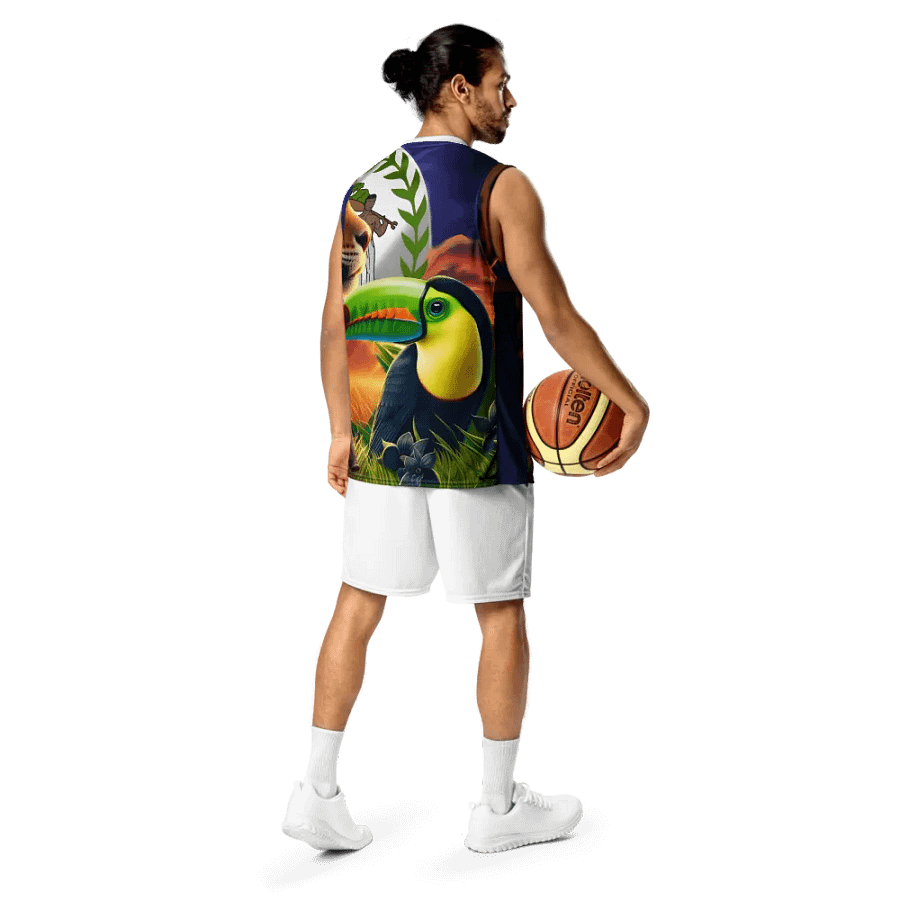 Beauty of Belize Basketball Jersey product image (5)