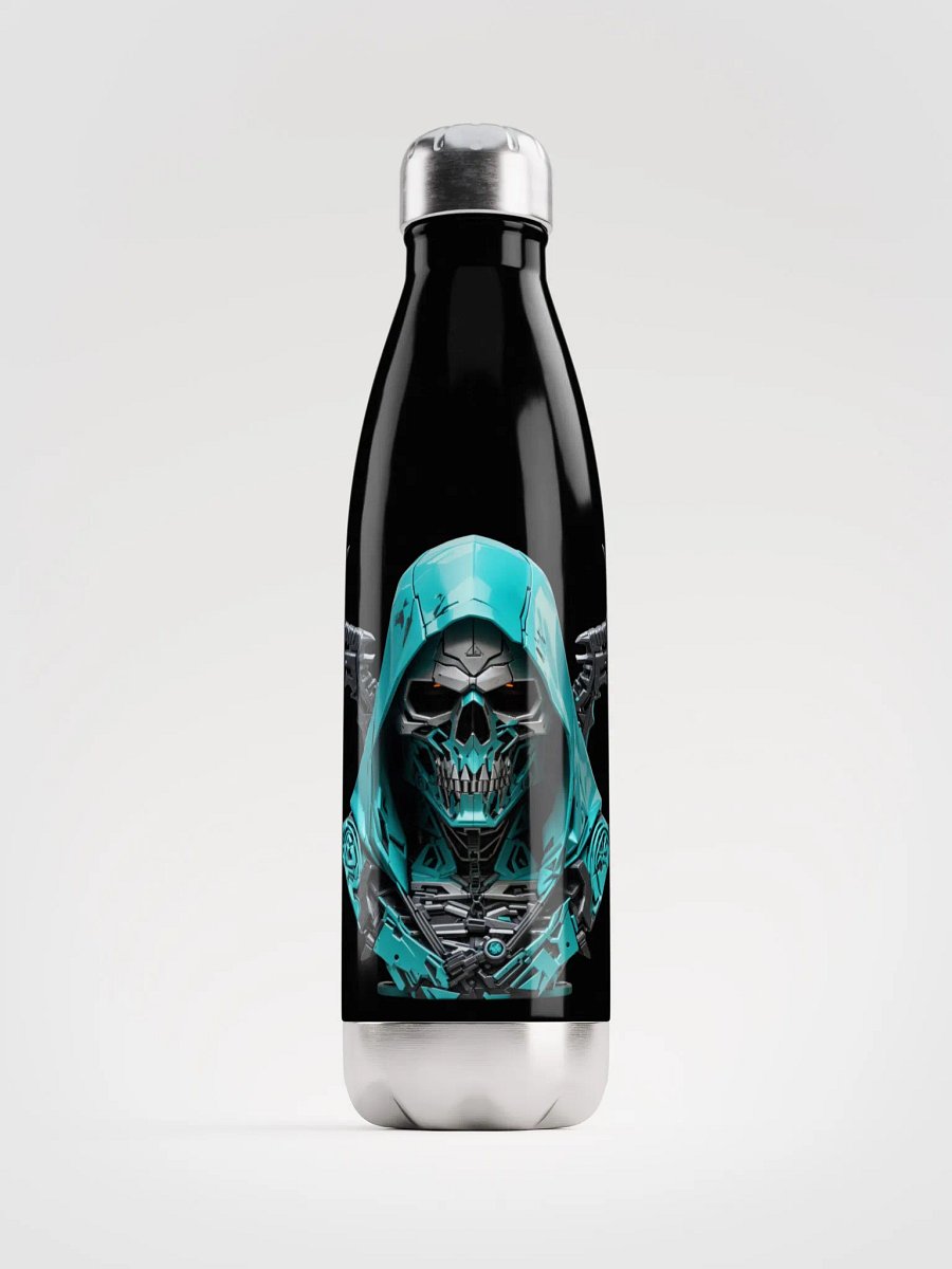 Cyber Skull Stainless Steel Water Bottle product image (1)