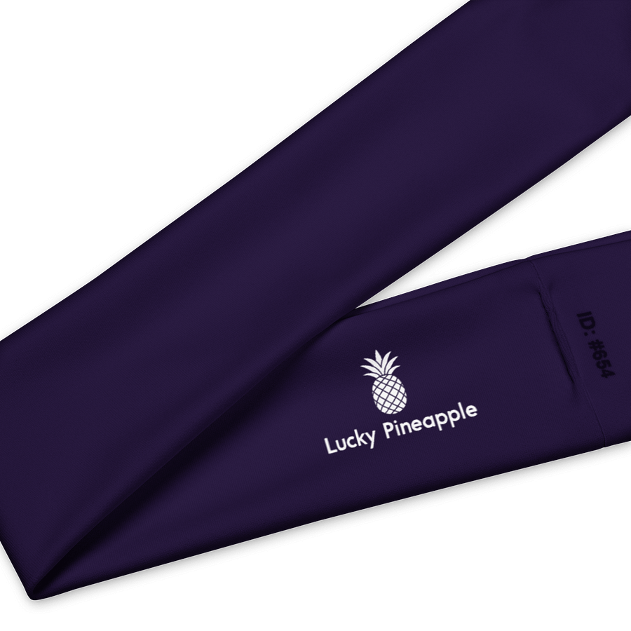 Midnight Violet Black Solid Color Headband product image (3)