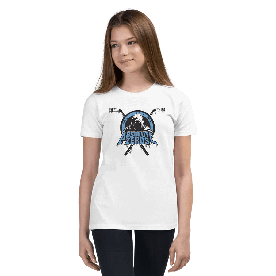 Bella+Canvas Youth Short Sleeve White T-Shirt product image (2)