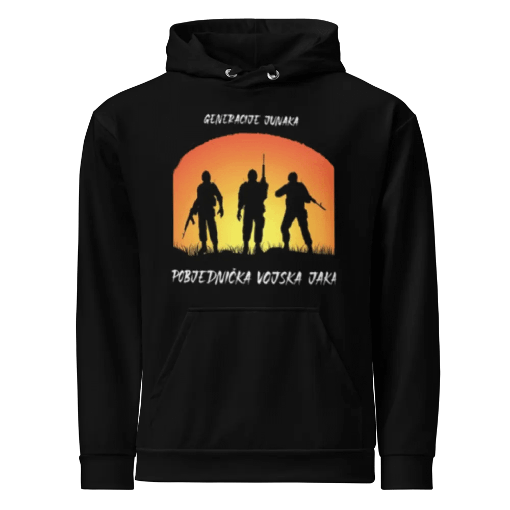 Heroic Sunset Soldiers Unisex Hoodie product image (1)