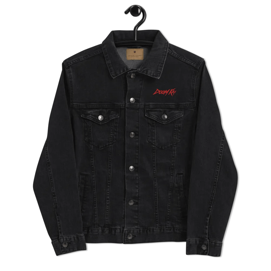 Signature Doom Kai [Red] Grunge Denim Jacket product image (8)