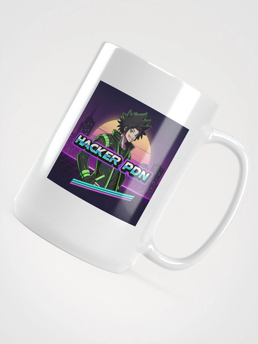 Neon Hacker City Mug product image (4)