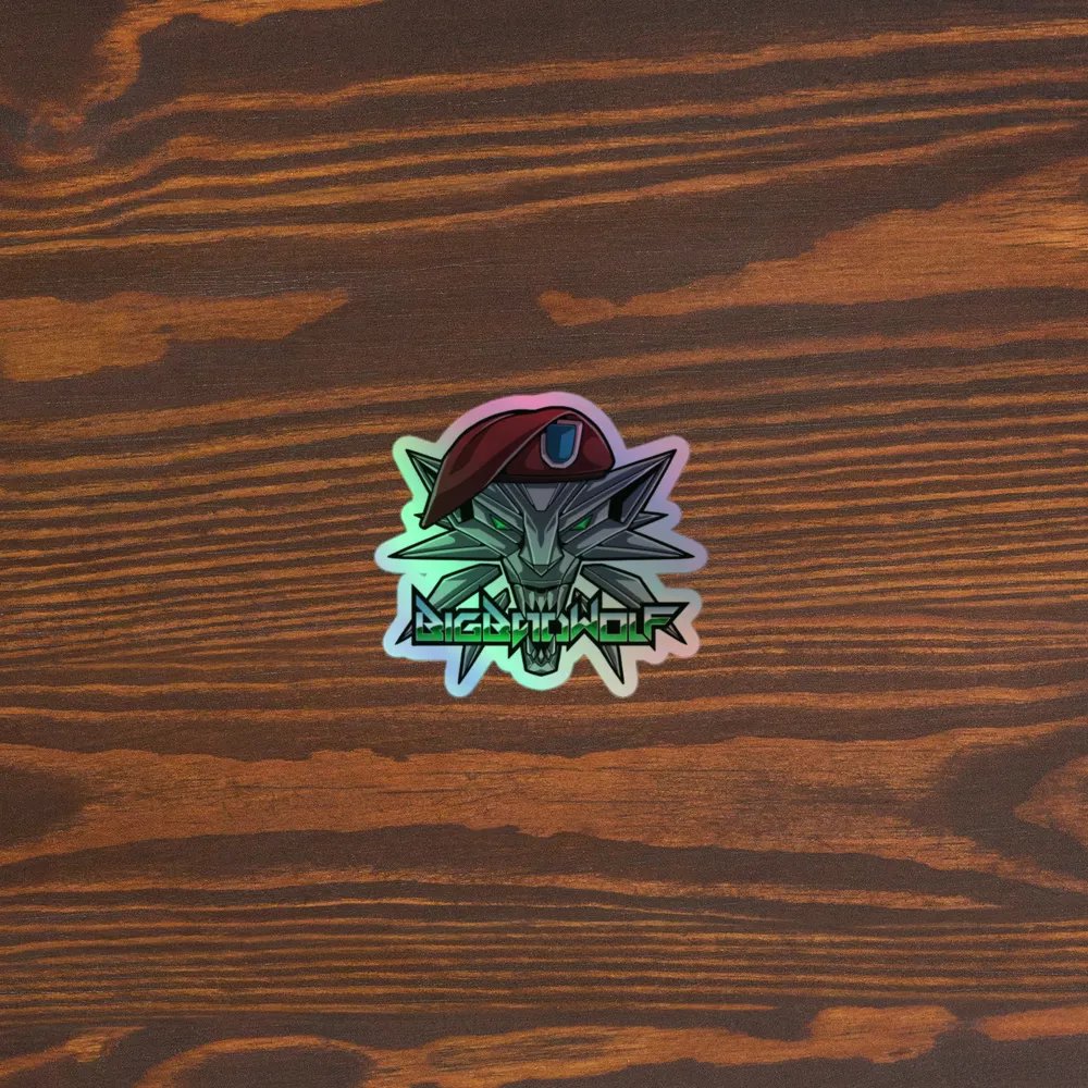 Holographic BigBadWolf Sticker Collection product image (5)