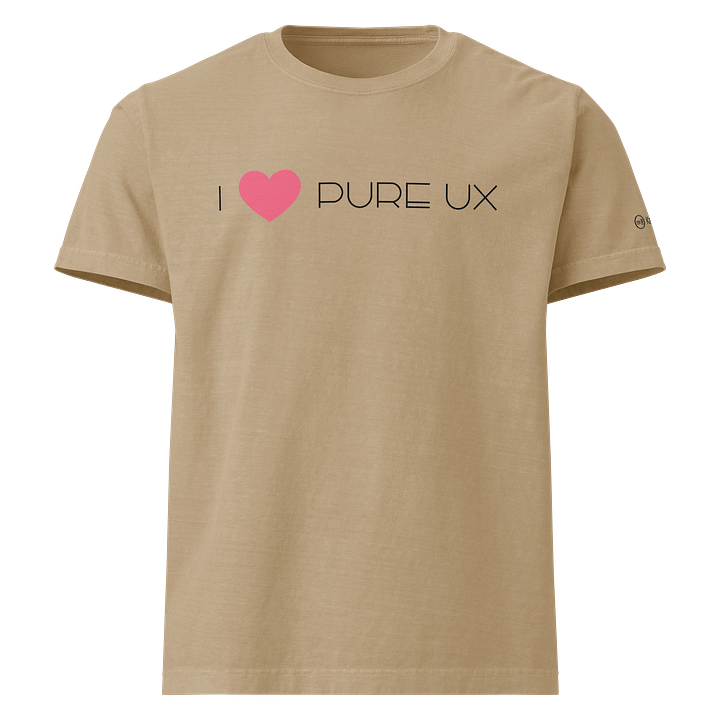 I ❤️ Pure UX Oversized Tee (Light) product image (1)