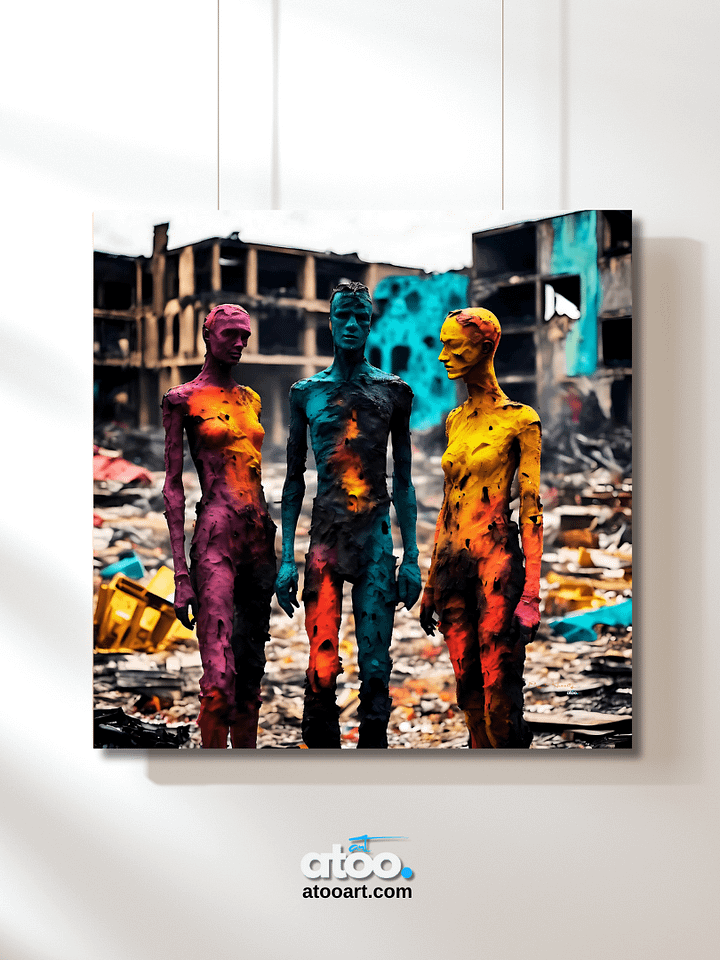 Elegy to Humanity - 13 | Canvas Art Painting product image (2)