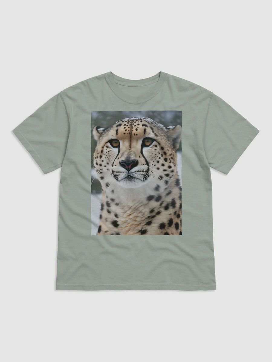 Spot On Style: Captivating Snow Cheetah T-Shirt product image (1)