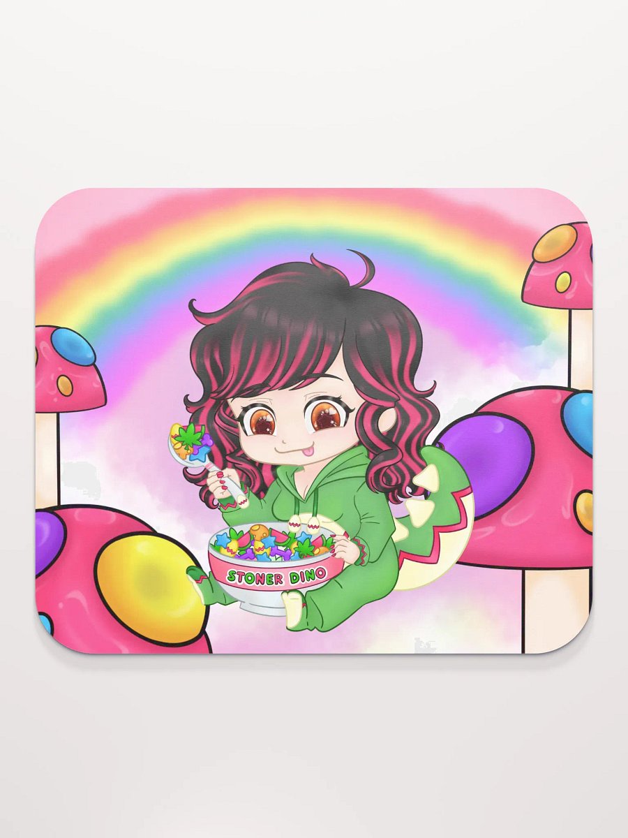 Dino Munchies Square Mouse Pad product image (2)