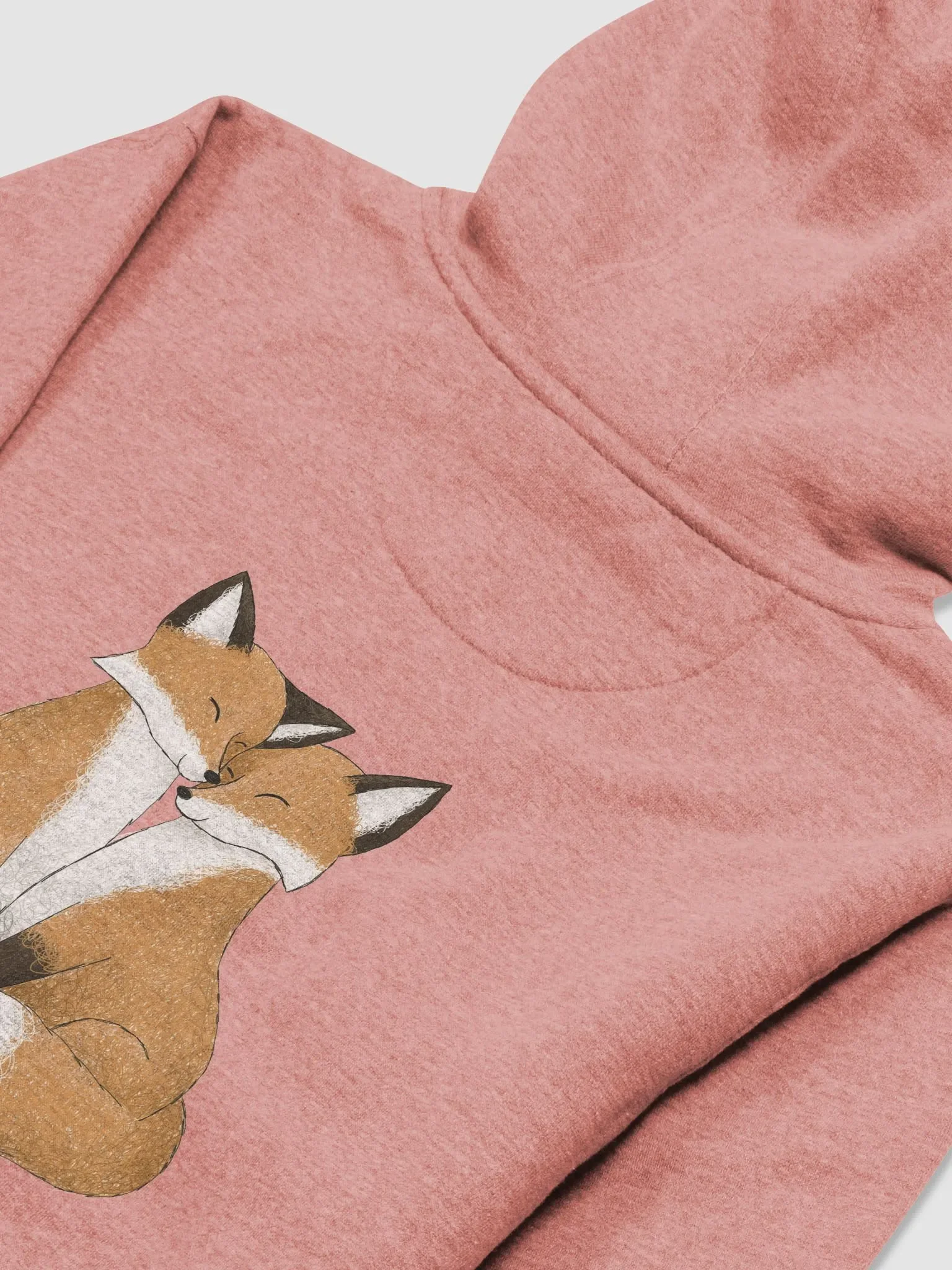 Foxy Love Unisex Hoodie (Light Colours) product image (4)