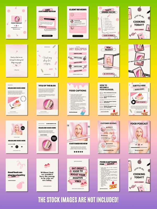 MRR/PLR Baking Pinterest Templates product image (5)