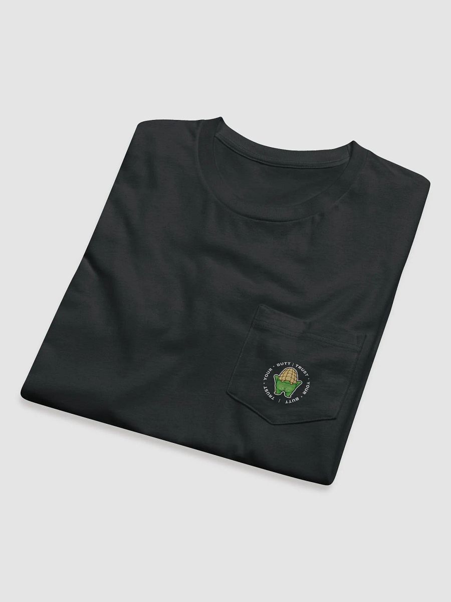 * Trust * Your * Butt * Black Pocket Tee product image (3)