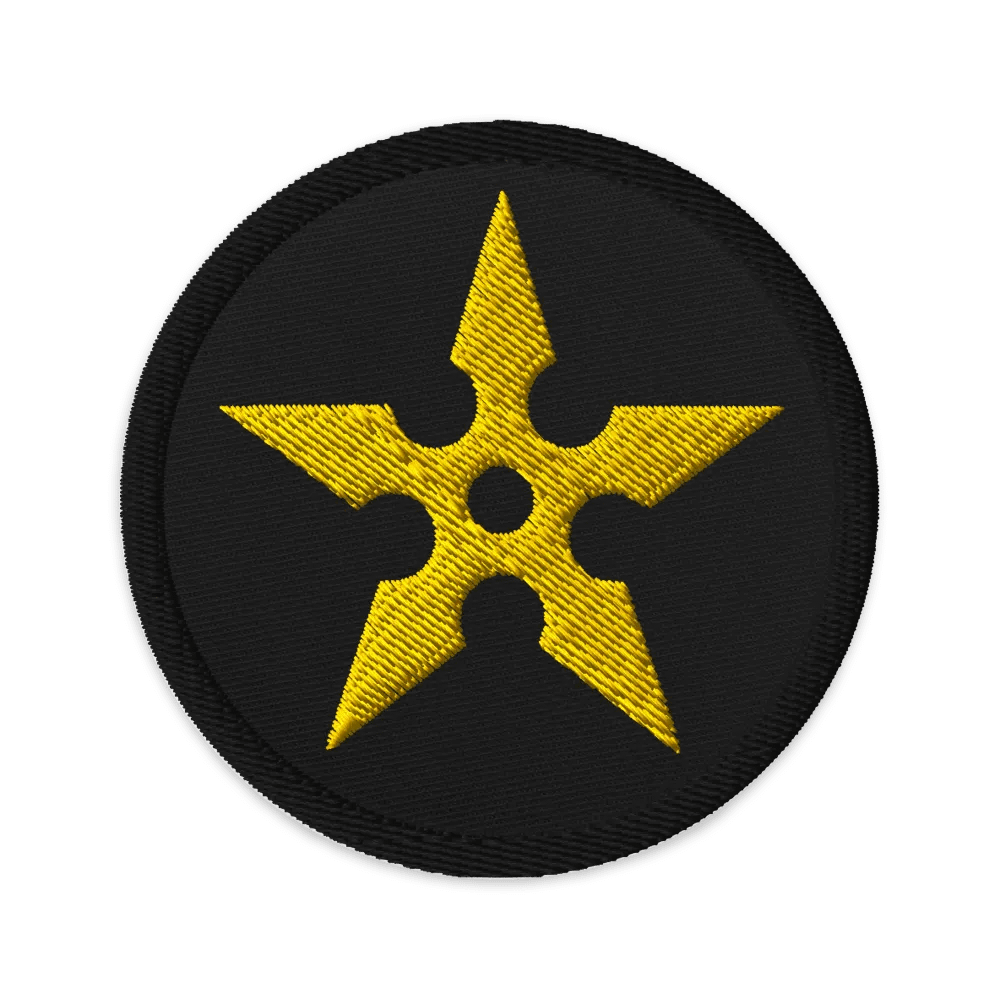 Golden Shuriken Patch product image (1)