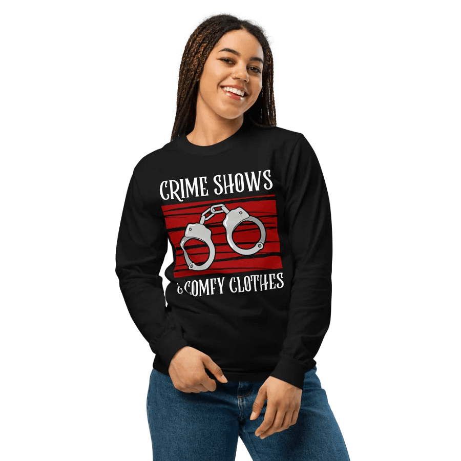 CrimeClothes Crime Shows & Comfy Clothes Long Sleeve T-Shirt product image (2)