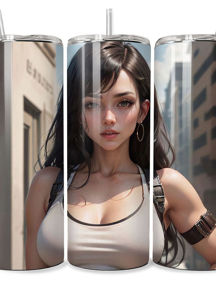 Tifa Lockhart Tumbler Gaze - 20oz Stainless Steel product image (1)