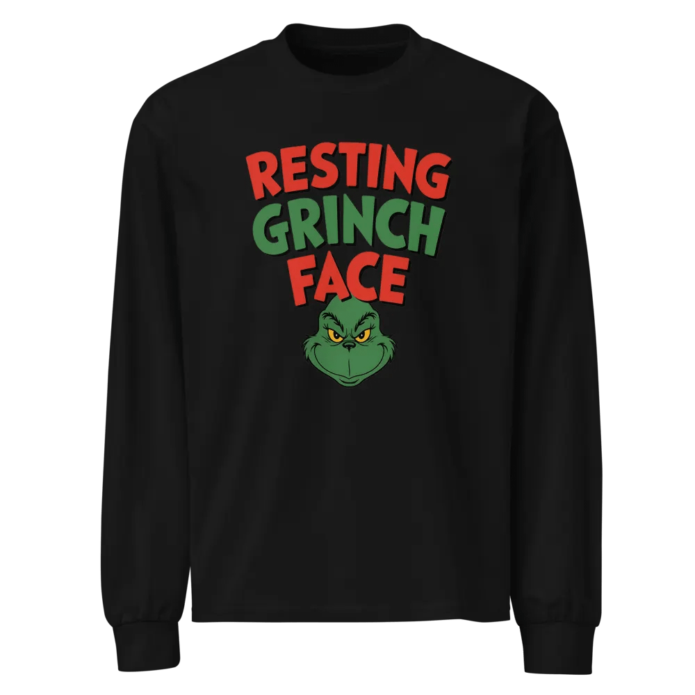Mischievous Grinch Long Sleeve Shirt product image (1)