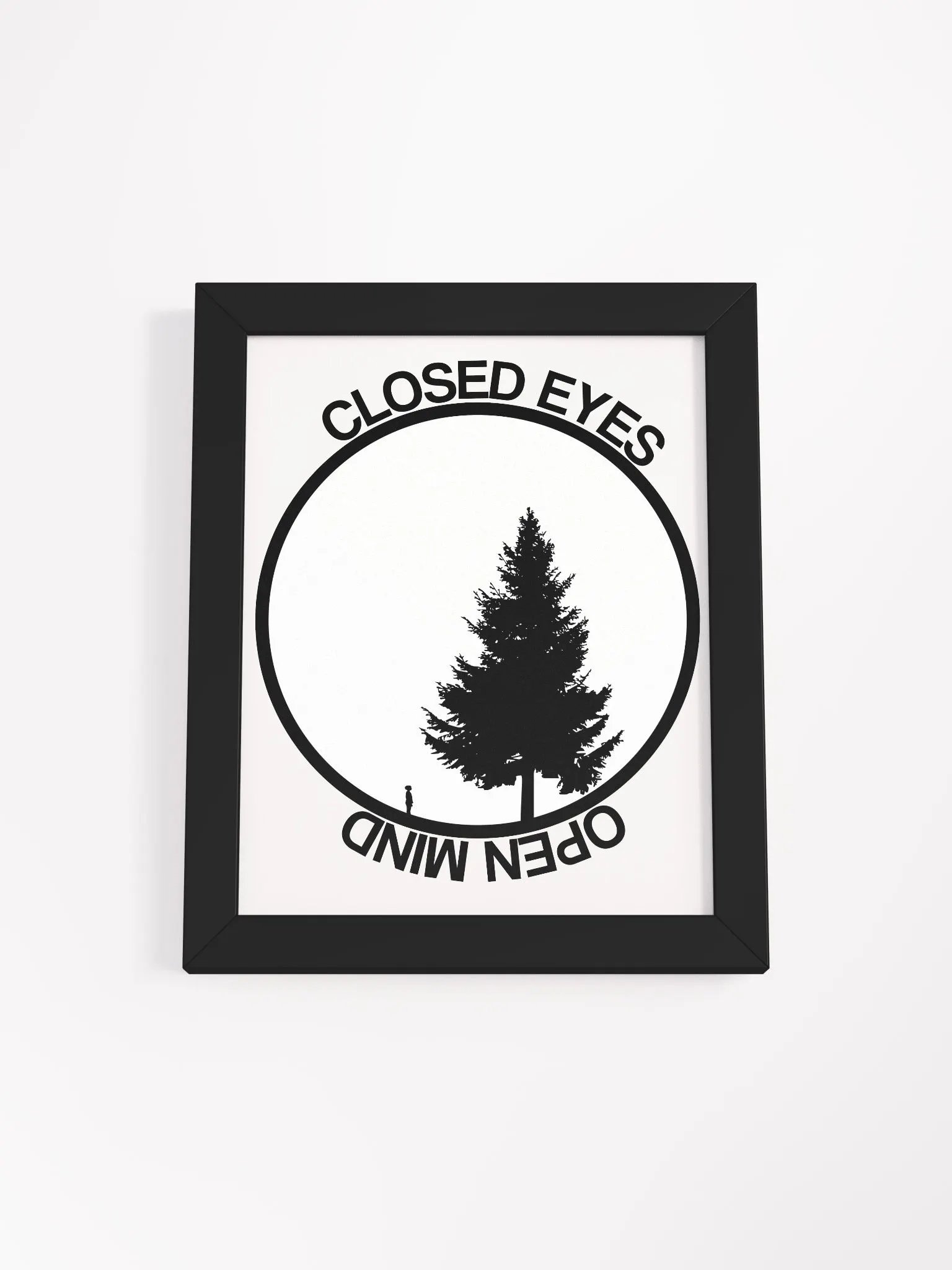 Closed Eyes, Open Mind (Framed Poster) product image (2)