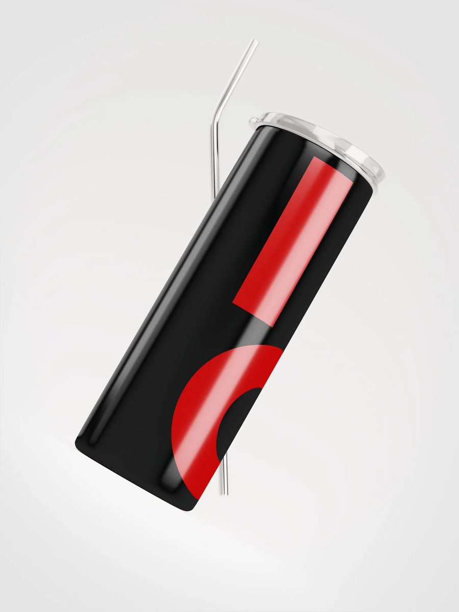 I Like CP, Red Blue, White ON Black Stainless Steel Tumbler product image (4)