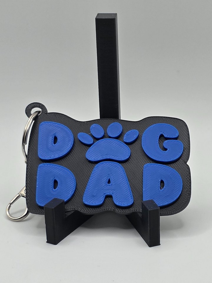 🐾 Dog Dad Keychain – Pet Lover Gift 🐾 product image (1)