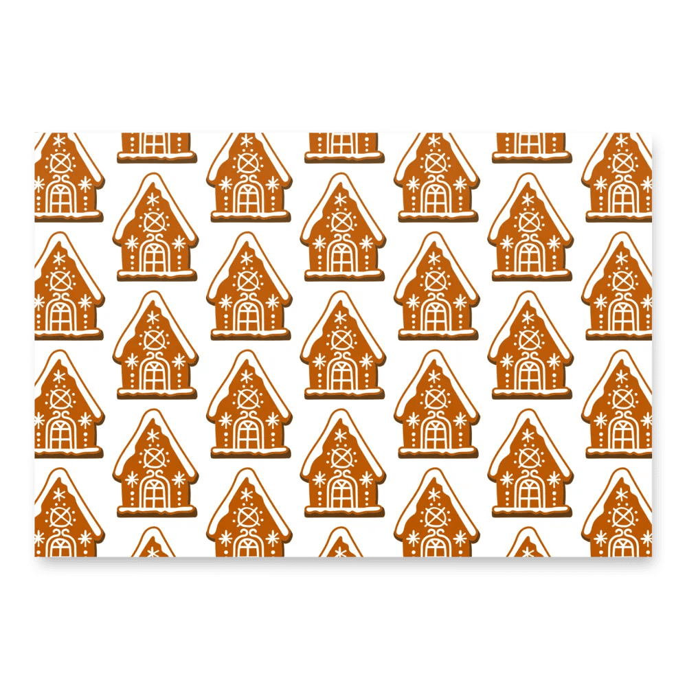 Gingerbread House Wrapping Paper product image (2)