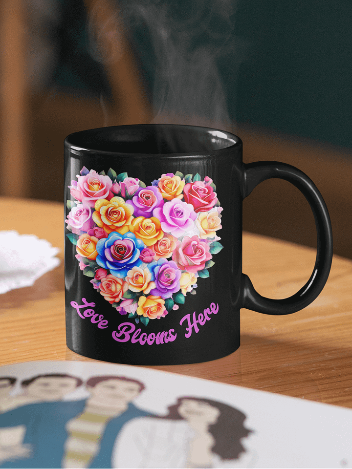 Sip in Love: Love Blooms Here Coffee Mug product image (1)