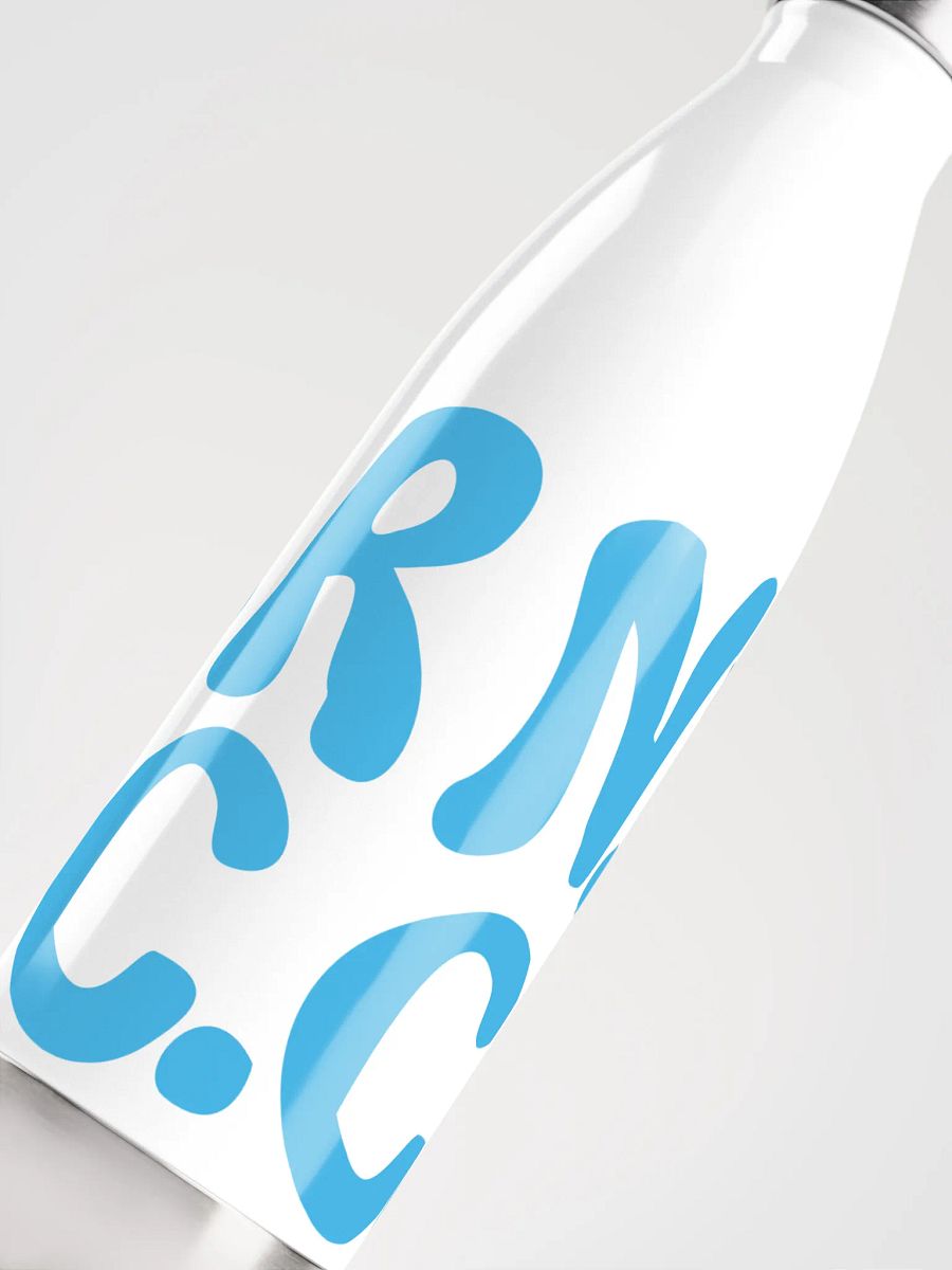 BRN.2C.C.™ | Stainless Bottle | Deep Sky Blue on White 💧 product image (5)