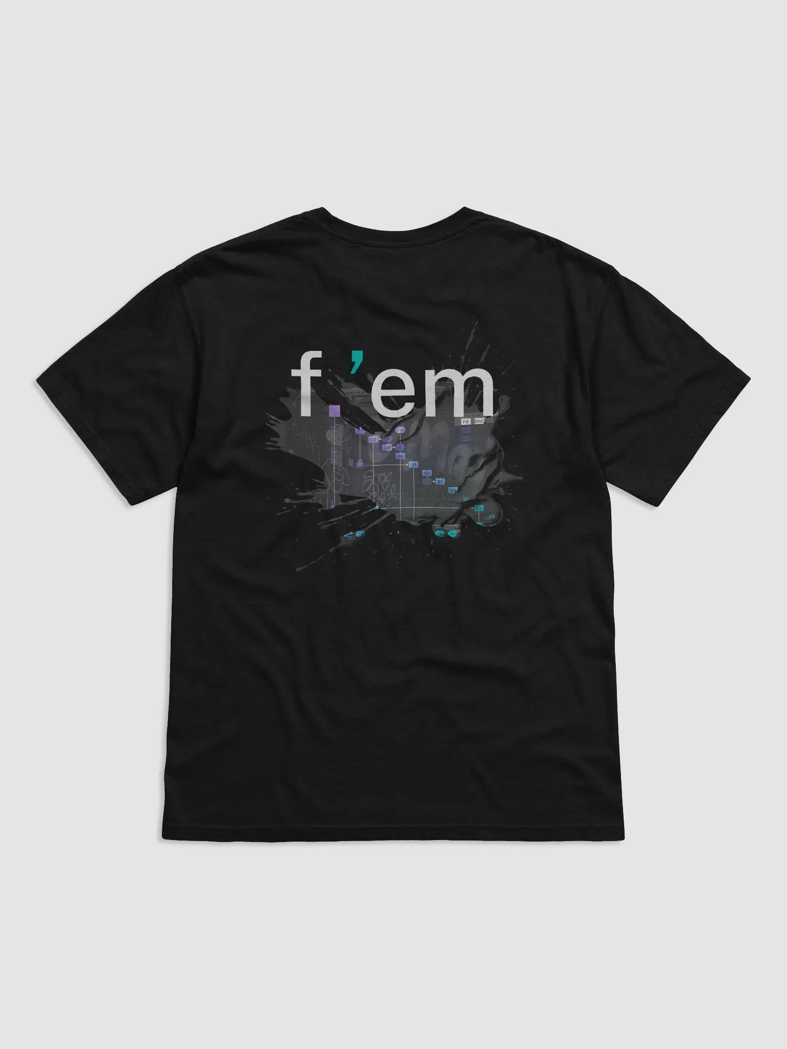F-em Heavyweight Relaxed Fit T-shirt - back product image (1)