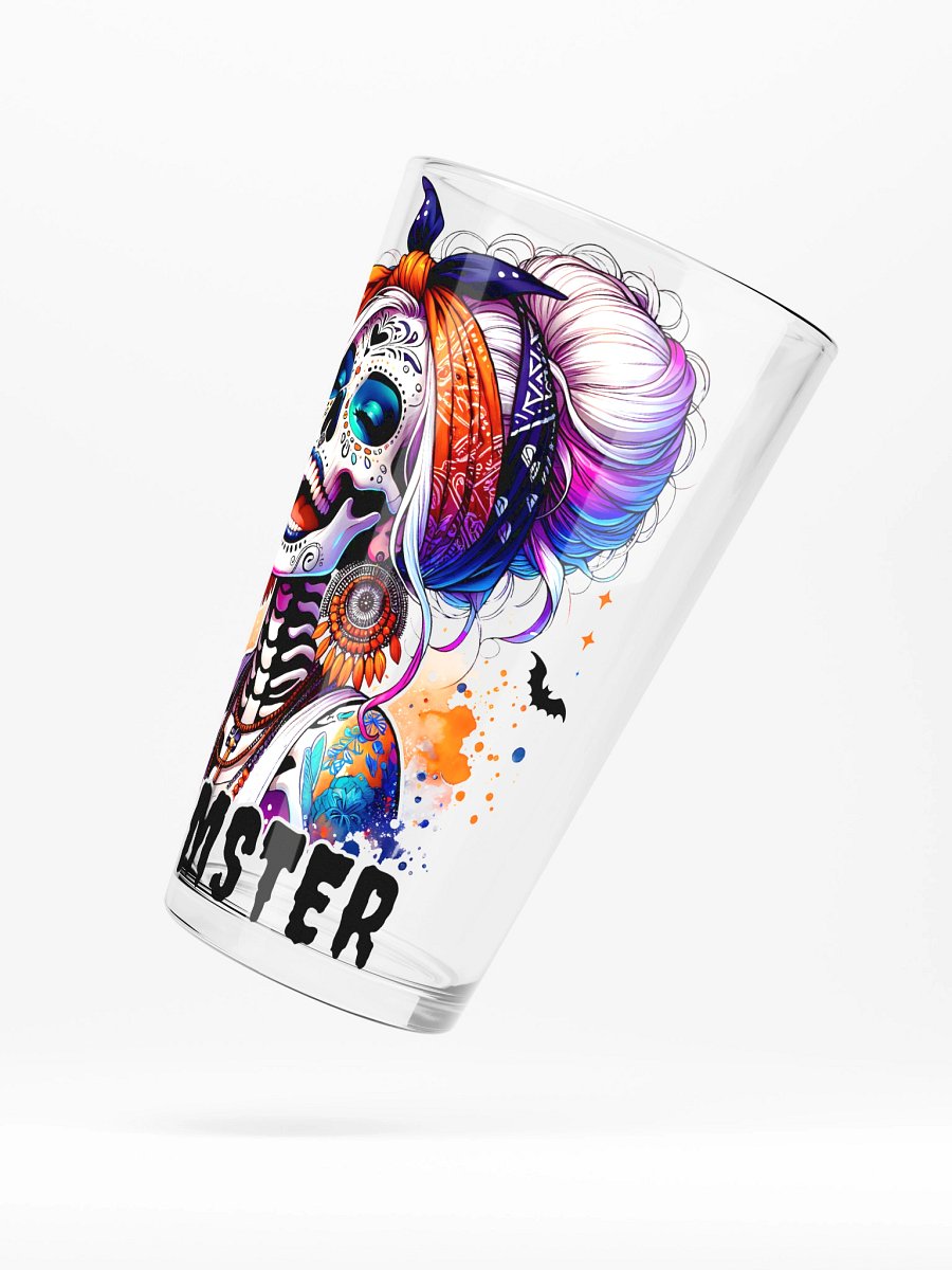 Day of the Dead Skeleton Shaker Pint Glass product image (5)