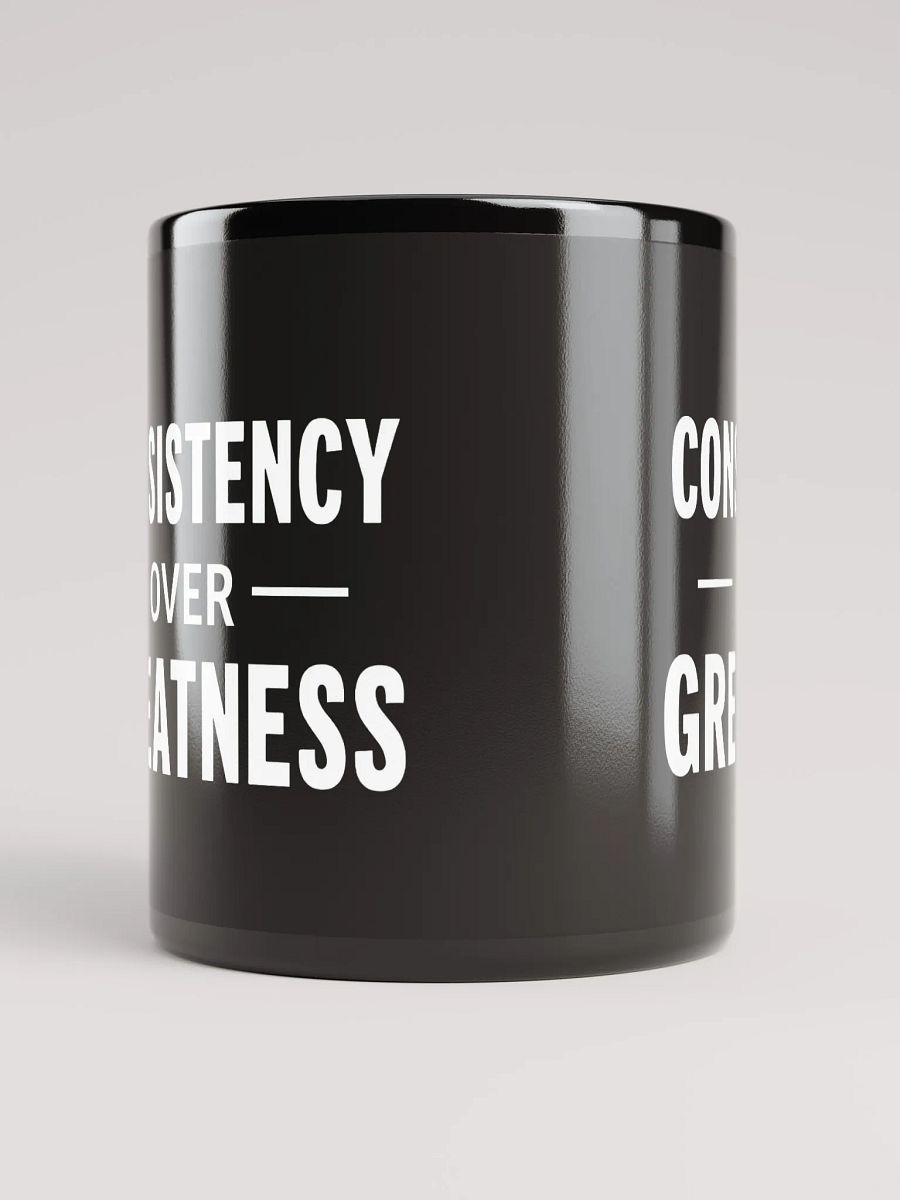 Unleash Your Inner Champion: The Rock’s Consistency Over Greatness Mug – Fuel Your Journey, One Sip at a Time product image (5)