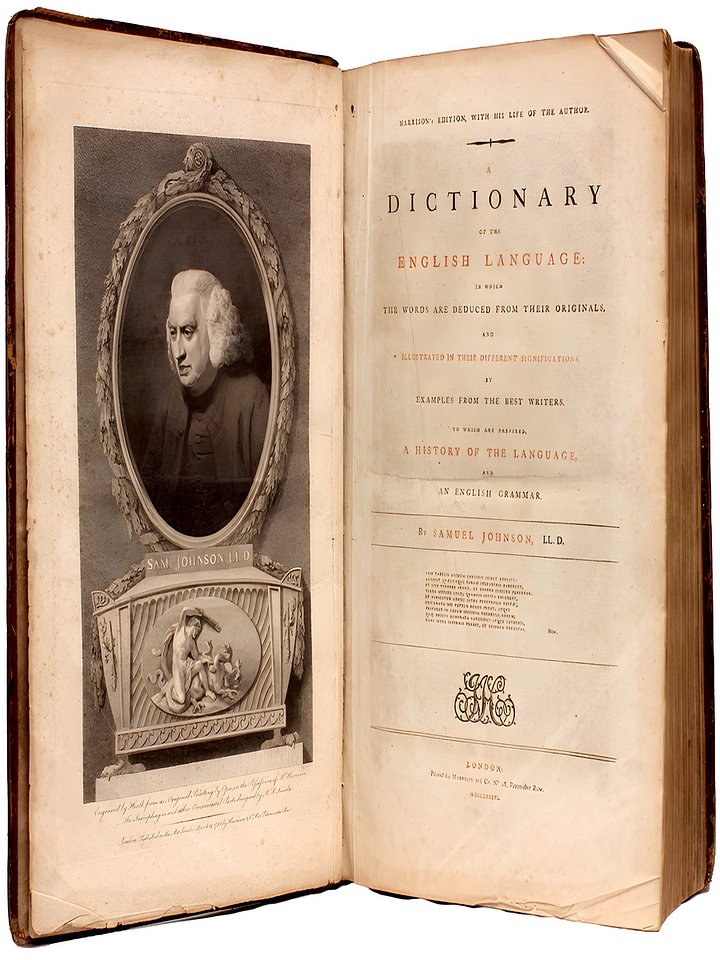 A dictionary of the English language: in which the words are deduced from their originals, explained in their different meanings, and authorized by ... of the writers in whose works they are found product image (1)