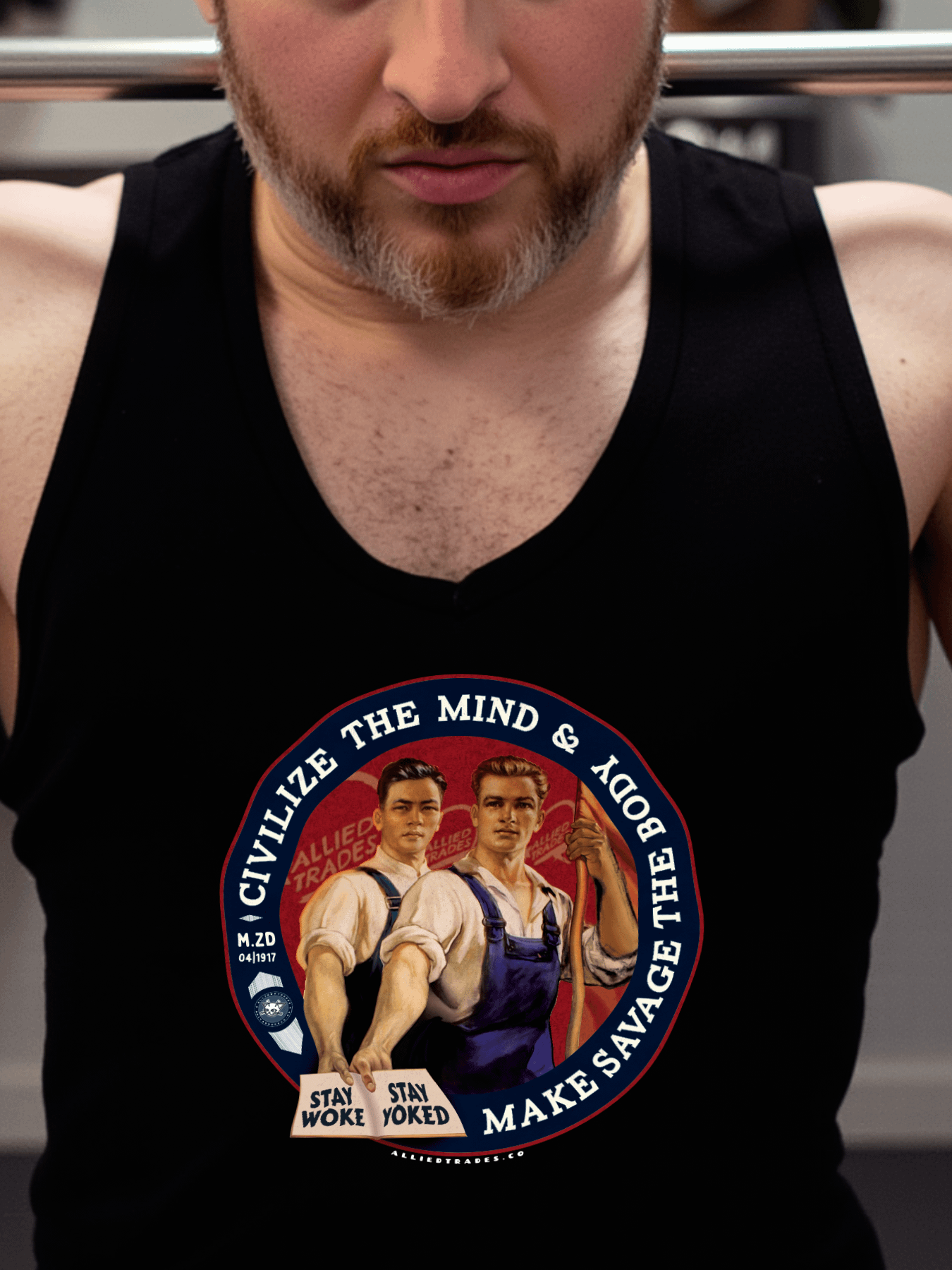 Stay Woke! Stay Yoked! Tankie Top! product image (4)