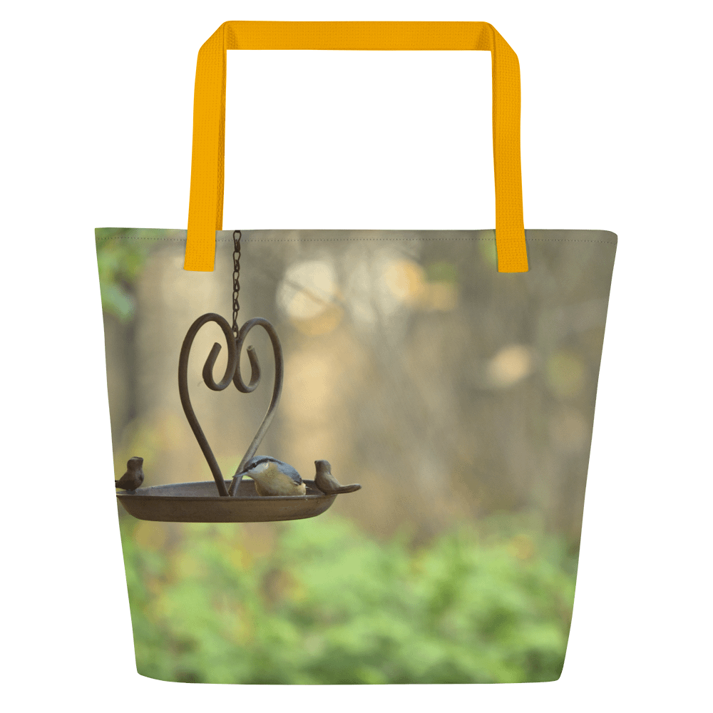 Große Tragetasche - Meise am Futterplatz product image (2)