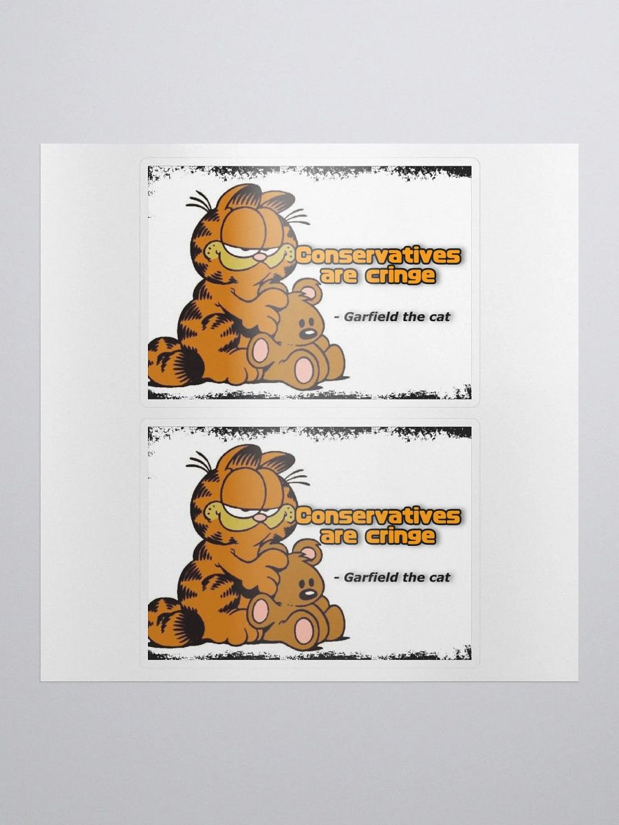 Conservatives are cringe sticker product image (1)