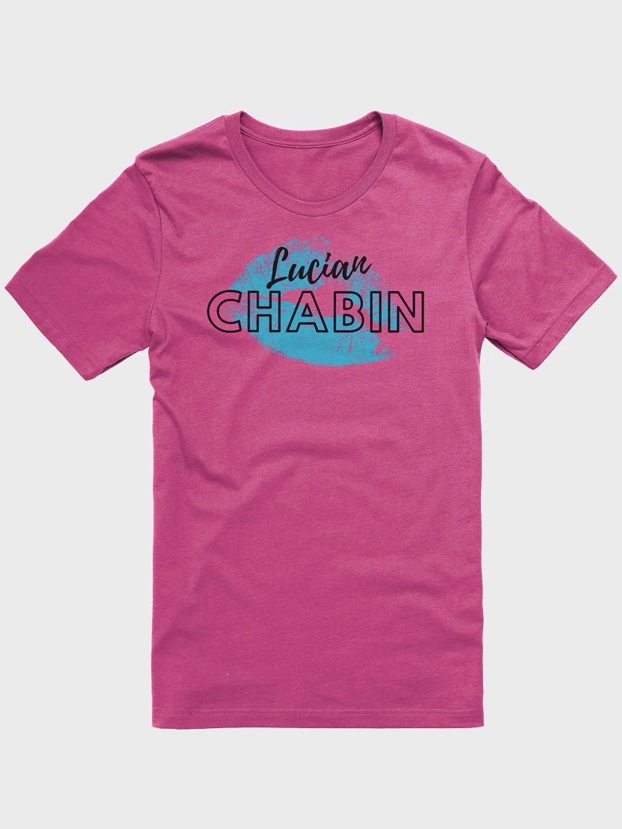 Lucian Chabin Black Text Blue Design Tee product image (8)