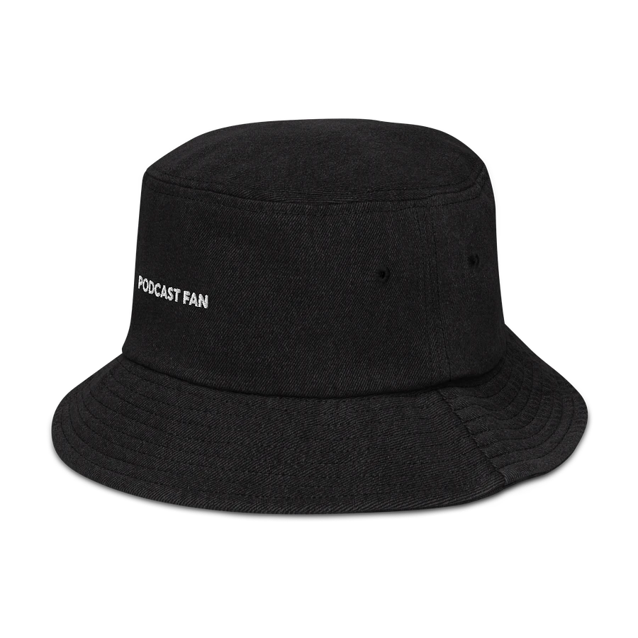 Podcast Fan Denim Bucket Hat product image (4)